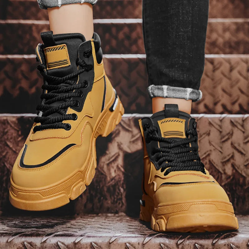 Pantofi de iarnă pentru bărbați, cizme de gleznă, respirabile, tactice, pentru drumeții, 2024