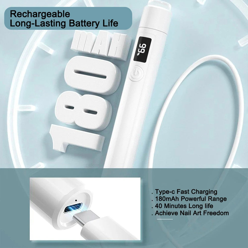 Lampă UV LED pentru unghii, mini lampă UV pentru unghii, pentru manichiură, mini uscător de unghii, lampă cu suport, profesională cu ultraviolete, portabilă, pentru uscare unghiilor