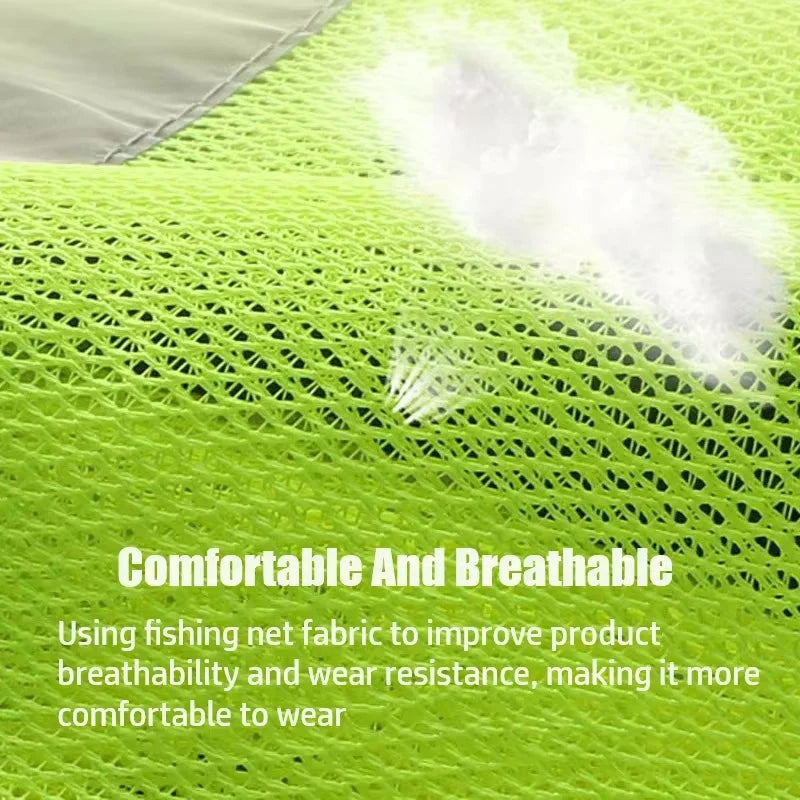 Sommer Sicherheitsweste Reflektiv - Polyester L Taschen