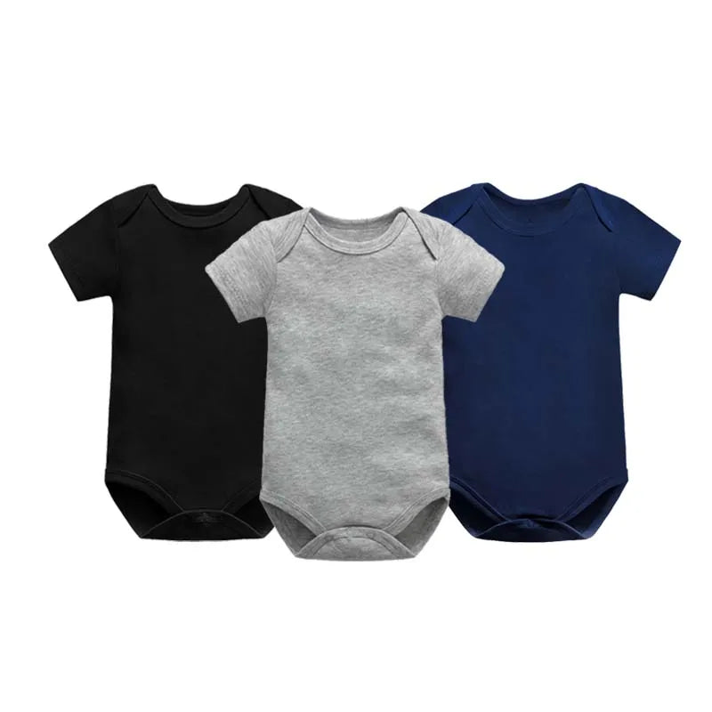 Guangdong Babybody Baumwolle Kurzarm Unisex - 3 Stk 0-24M