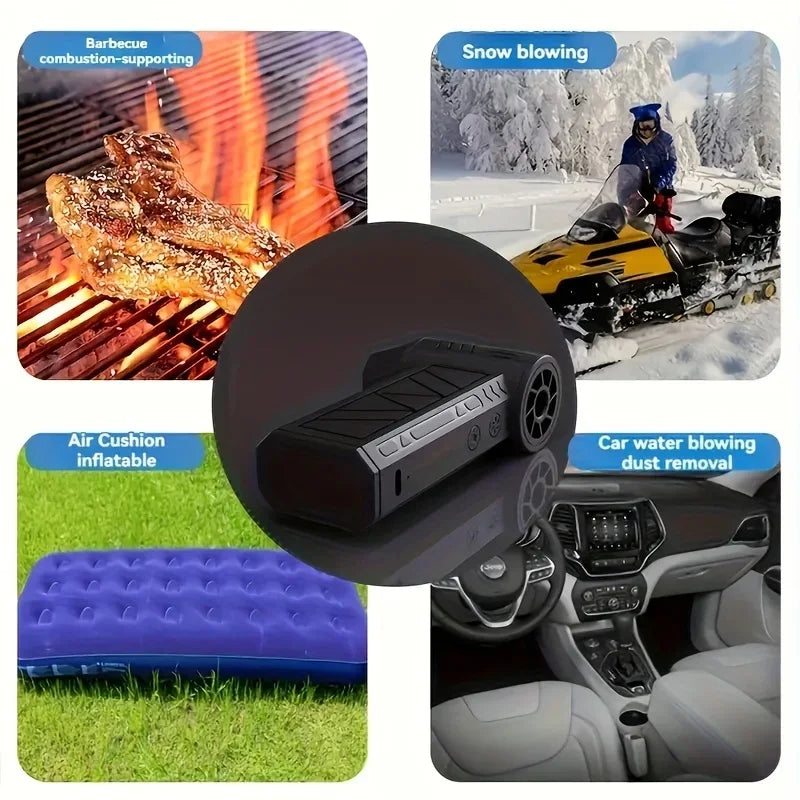 Xiaomi 130000RPM Handheld Brushless Motor 3nd Generation X3 Violent Blower Turbo Jet Fan Wind Speed 52m/s industrial Duct Fan