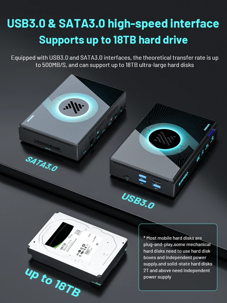 Kinhank K9PRO Android TV 12.0 8K@60FPS - WiFi6 HDR10+