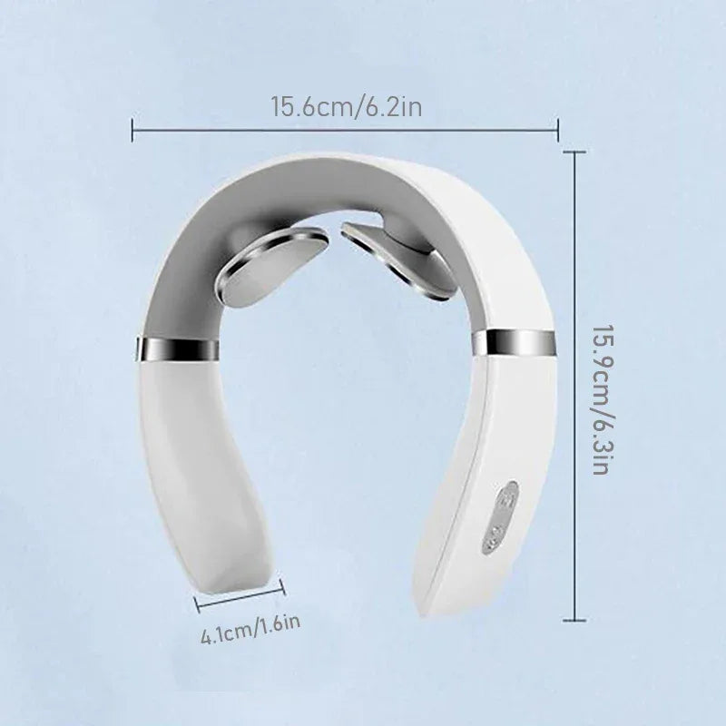 Cervical Massager Protable Mini Neck Shoulder Massager Deep Massage Neck Warm Pressing Neck Pressing Care - Golden Bridge Store