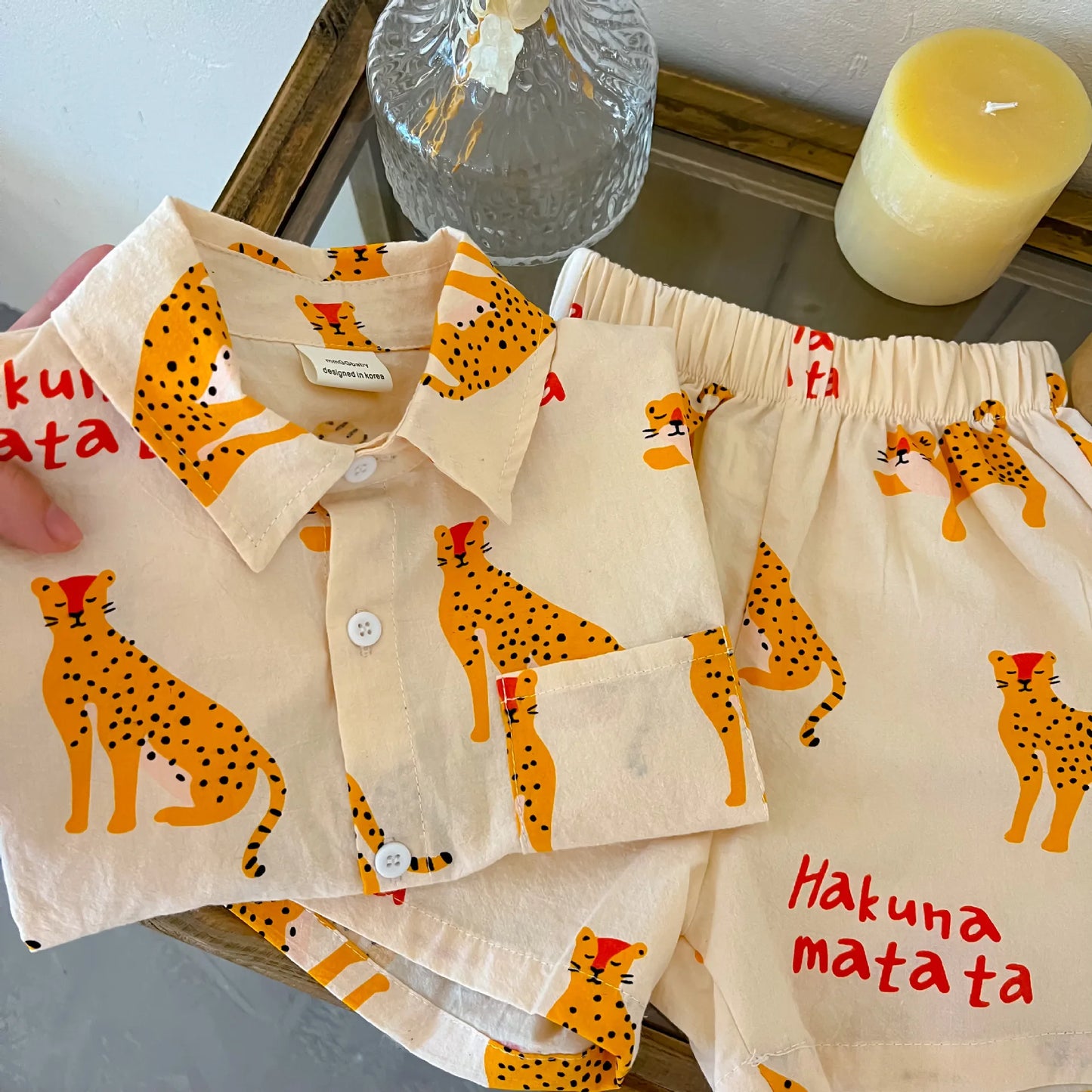 Kinder Cartoon Sommer Set Bequem Baumwolle 1 Bis 5 Jahre
