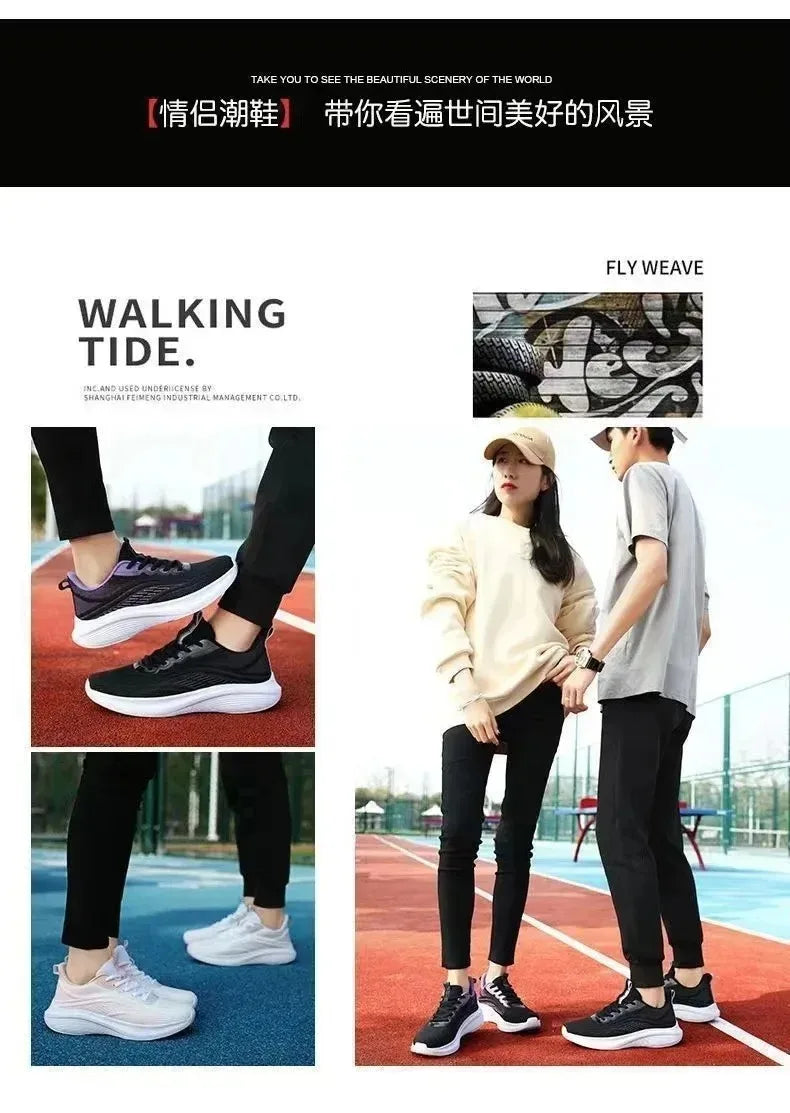 Womens Running Shoes Breathable Sport Tennis Sneakers Athletic Outdoor Gym Training Jogging Walking Shoes for Ladies