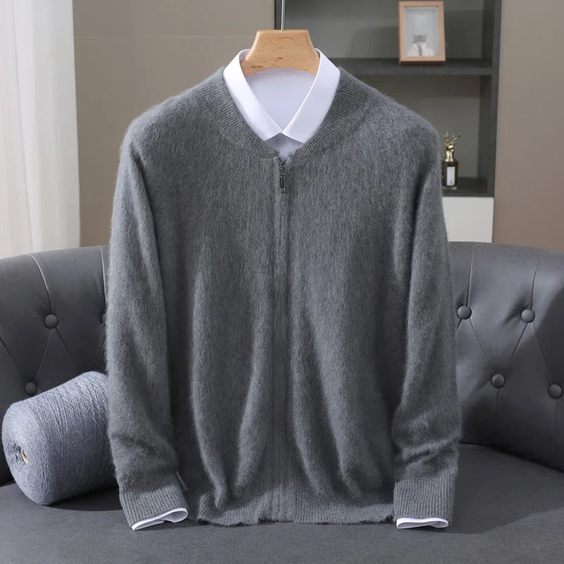 Snaoutofit Stehkragen Reißverschluss - Nerz Kaschmir M