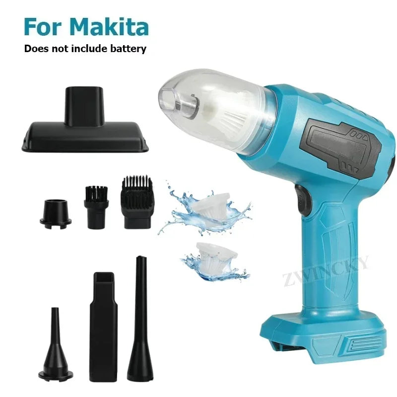 Handheld Staubsauger Für Makita 18V Batterie Tragbar Staubsauger Gebläse Kraftvoll Staub Buster Drahtlos Staubsauger Für Auto Heim Reinigung