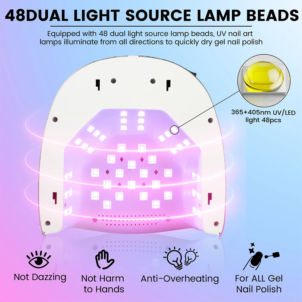 Commodity 168W UV Lampe Wiederaufladbar - 48 LEDs Kabellos
