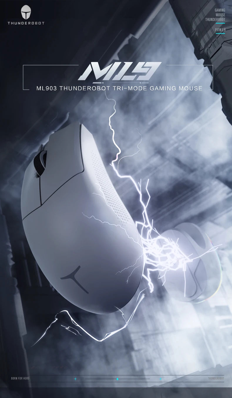 Thunderobot ML903 TriMode Gaming-Maus - 26.000 DPI, 65g