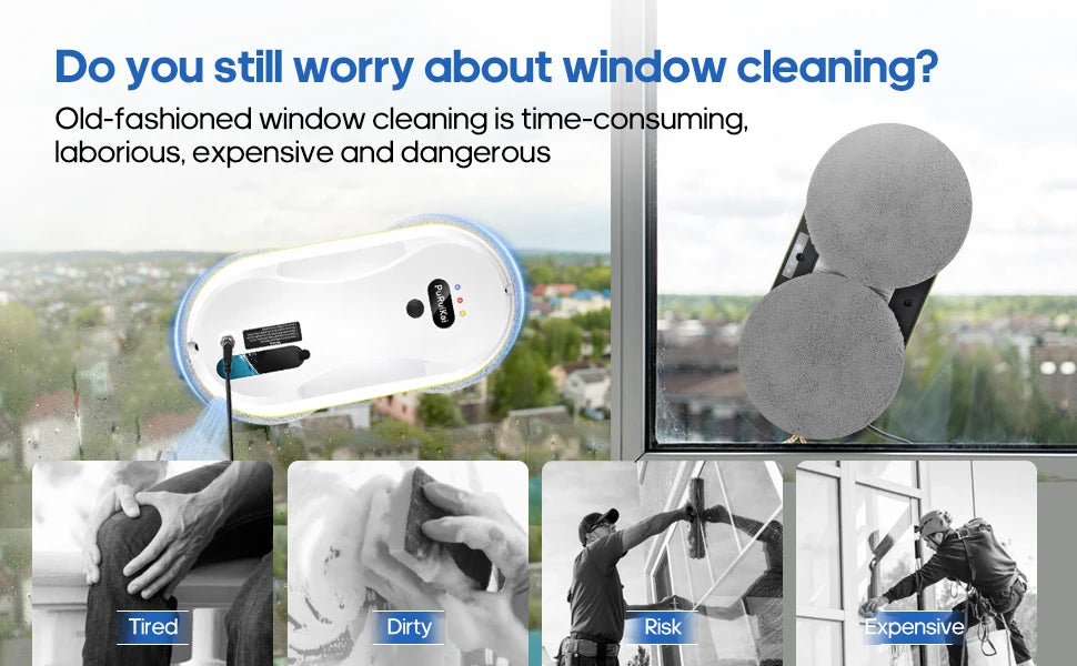 Fensterputz-Roboter 2025: Automatisch Spray-System Smart Cleaning Collection