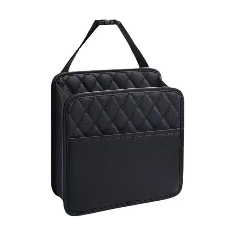 Multifunktional Auto Sitz Aufbewahrung Tasche 2025 - Leder Aufbewahrung Tasche Müll Tasche - Geeignet Meiste Auto Modelle