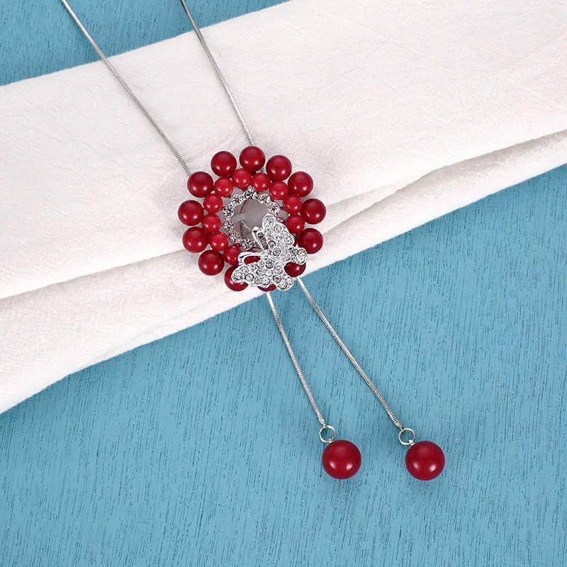 Statement Maxi Fashion Long Necklaces & Pendants for Women Fashion Geometric Necklace Jewelry Collier Femme Collar Accessories