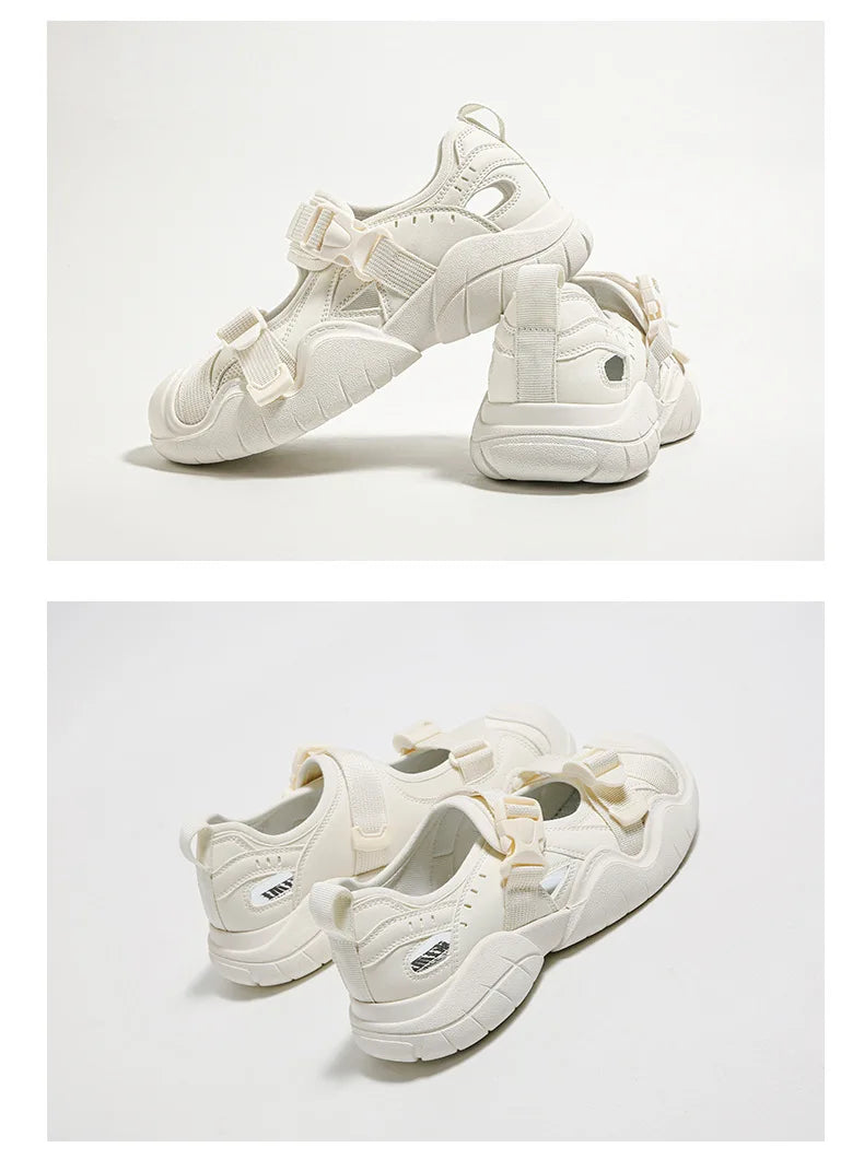 Vintage Clunky Sneaker breathable Shoes for Women Casual Hollow Out Sneakers Fashion shoe Sports