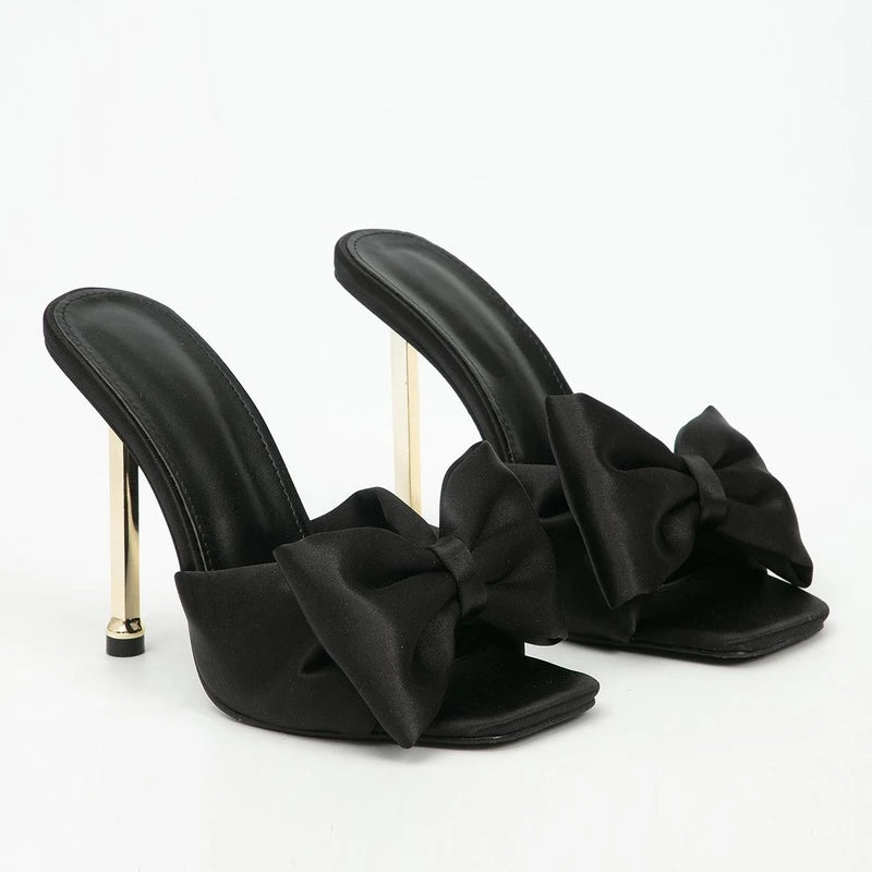 Women's Shoes Fashion Comfortable Bow High Heel Sandals Luxury Sandals Women Designers Elegant Party Sandals Stripper Shoes