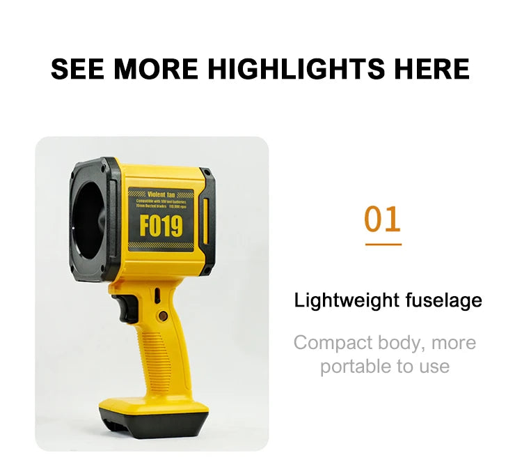 Luftgebläse 2025: 33000RPM Turbo-Jet Handheld - Multi-Brand Tools Collection