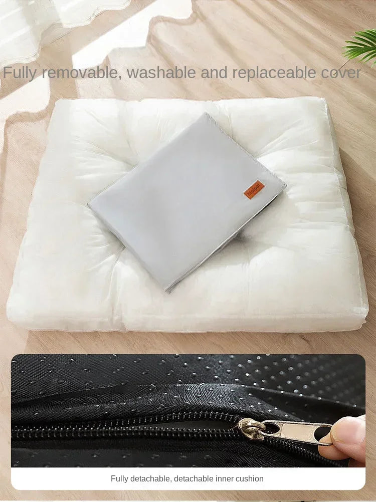 Waterproof Dog Bed Mat Removable Pet Sleeping Mat for Small Medium Dogs Cats Soft Dog Kennel House Pet Product Accessories beds