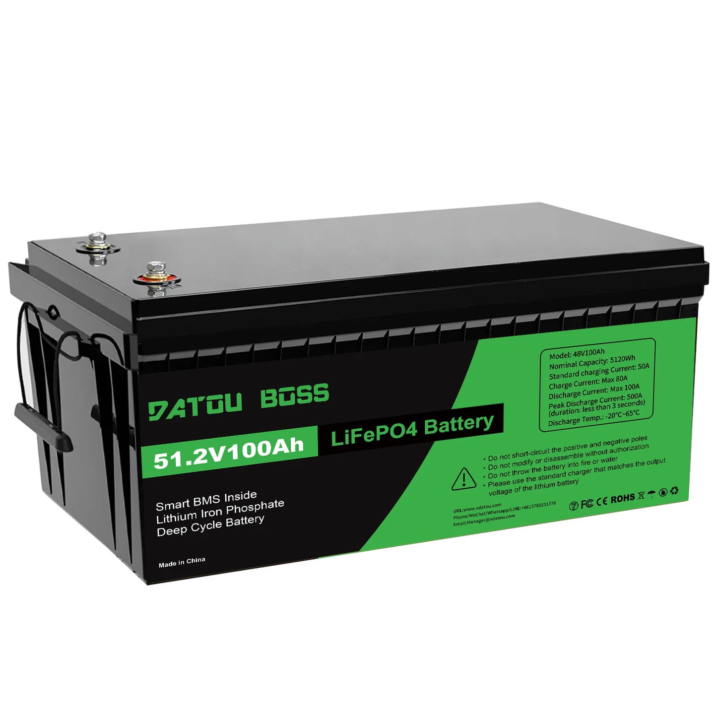 Ddtouboss 48V Lithium-Batterie 2025