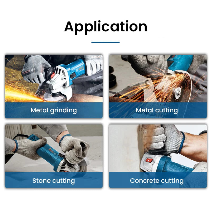 Bosch Professional Angle Grinder GWS 900-125 /100 Electric Grinder 900W Motor 125mm Slice Grinding Cutting Polishing Rotary Tool