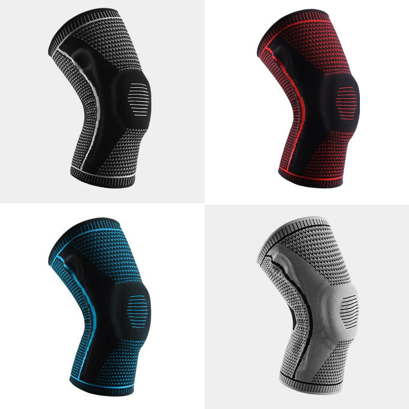 Knieschoner 2025: Nylon-Silicone Outdoor-Sports - Professional Fitness Collection