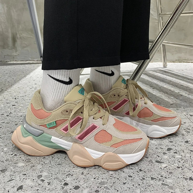 Women Sneakers 2023 Plus Size 41 42 Brand Design Women's Vulcanized Shoes Pink Girls Sports Shoes Fashion Chunky Sneakers Female