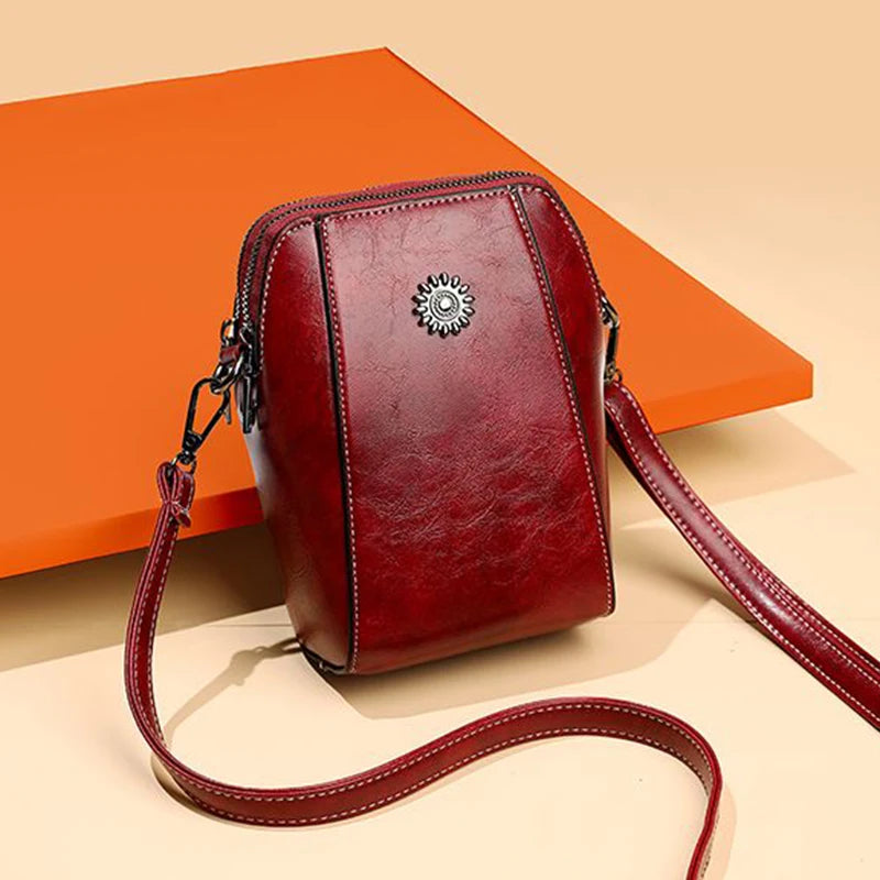 Modisch Vielseitig Handy Tasche 2025 - Neu Casual Schulter Crossbody Klein Tasche - Künstlerisch Retro Mini Tasche Frauen