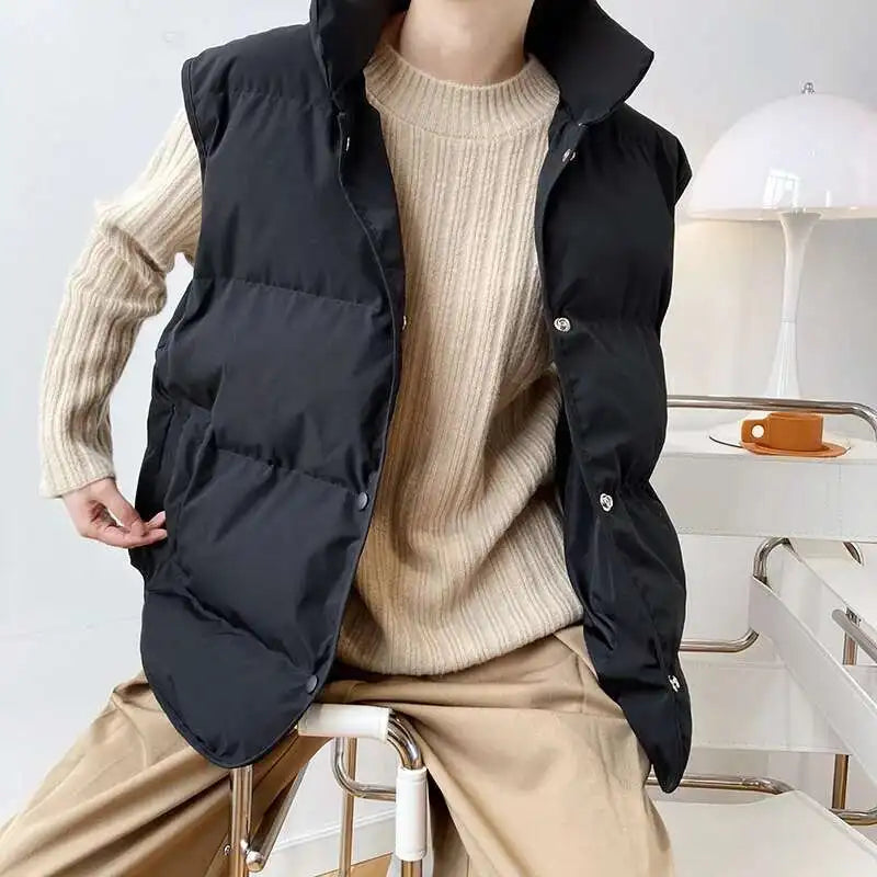 Sheng palae Mode Baumwolle Weste - Ärmellos M Baumwolle