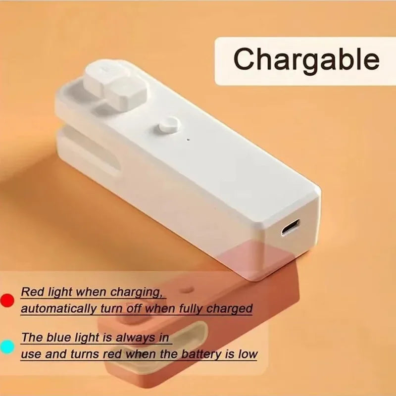 Tragbare Lebensmittel Beutel Versiegelungsmaschine USB Aufladbar Haushalt Vakuum Kaifeng Integriert Snack Versiegelung Küchen Werkzeuge