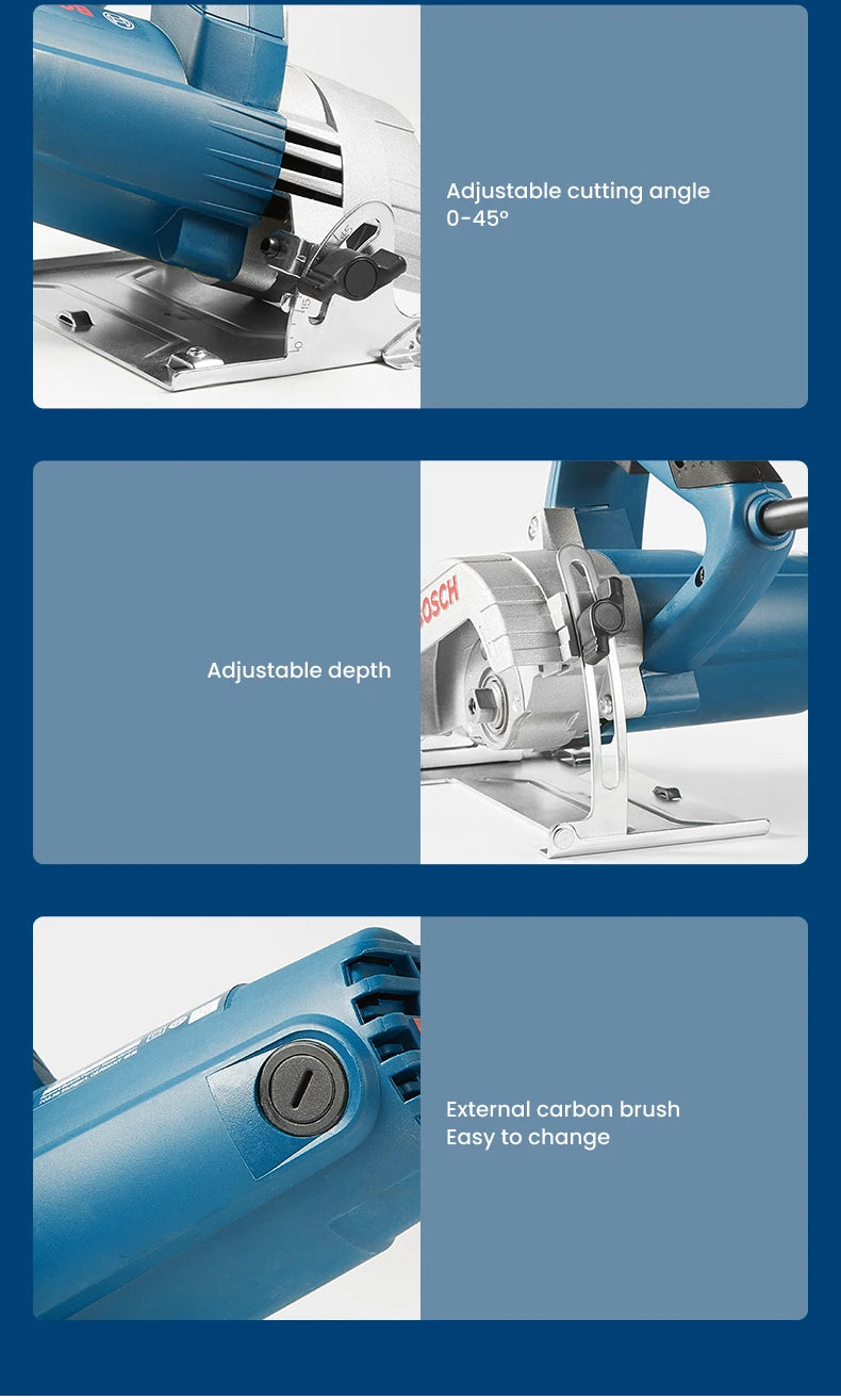 Bosch GDM 13-34 Electric Circular Saw 110mm Tile Stone Marble Granite Cutting Machine 2.8Kg 1300W Portable Discs Saw Power Tool