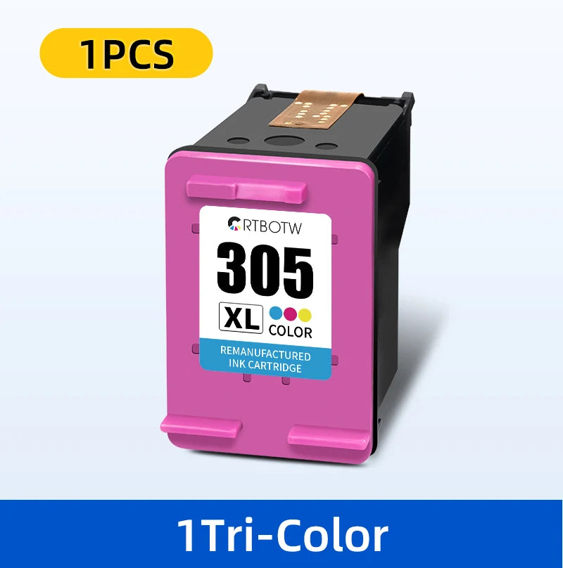 CRTBOTW 305XL Replacement For HP305 305 XL Ink Cartridge For HP DeskJet 2700 2710 2721 2722 Envy Series 4200 6020 6030 6400 6430