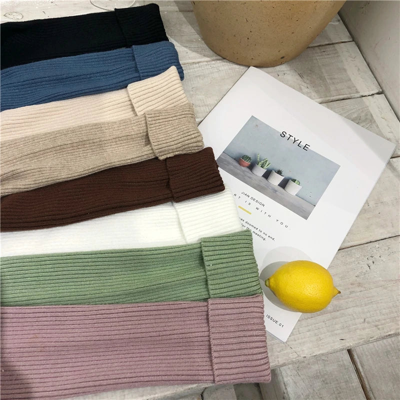 Pulover cu guler înalt NovaKnit pentru femei - fire fine subțiri, mărimea SM