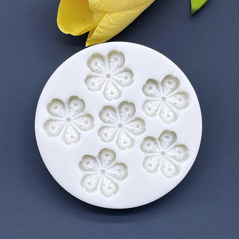 Flower Daisy Silicone Sugarcraft Mold Resin Tools Cupcake Baking Mould Fondant Cake Decorating Tools