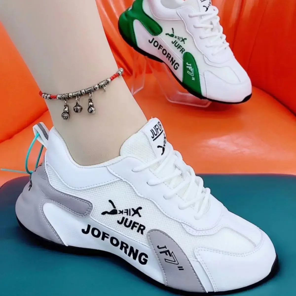 Sneakers Women's Causal 2023 Summer New Fashion Breathable Mesh Lace Up Sports Shoes for Women Platform Ladies Walking Shoes