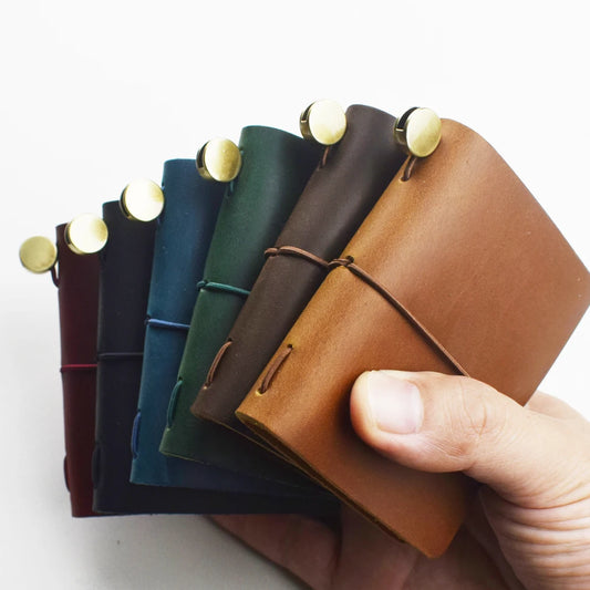 Joy Corner F7181856 Leder Pocket Notizbuch - 40 Blatt