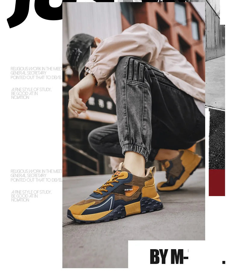 Pantofi sport LuxeStep Max cu platformă - Mărime de iarnă 45 Piele 4cm