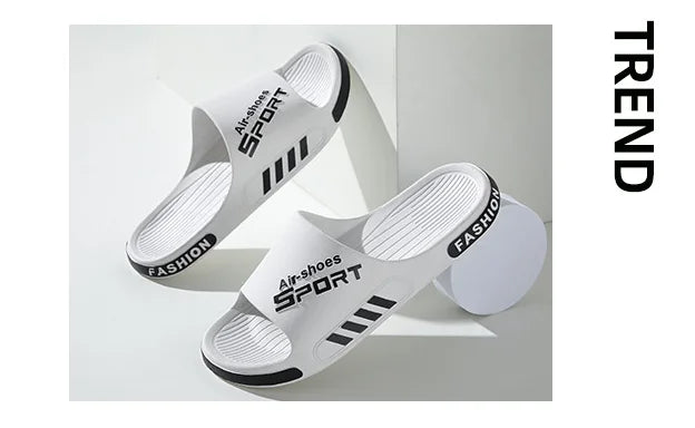 Mode Herren Hausschuhe PVC Weich Sohle Rutschfest Slides Casual Outdoor Strand Flip Flops Heim Badezimmer Paare Hausschuhe Neue Sandale