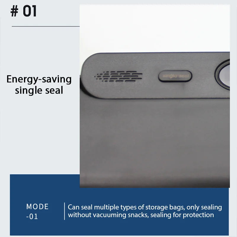 Food Vacuum Sealer 220V Automatic Packaging Machine Household Food retain freshness Fast Vacuum Sealing With 10pcs Package Bags