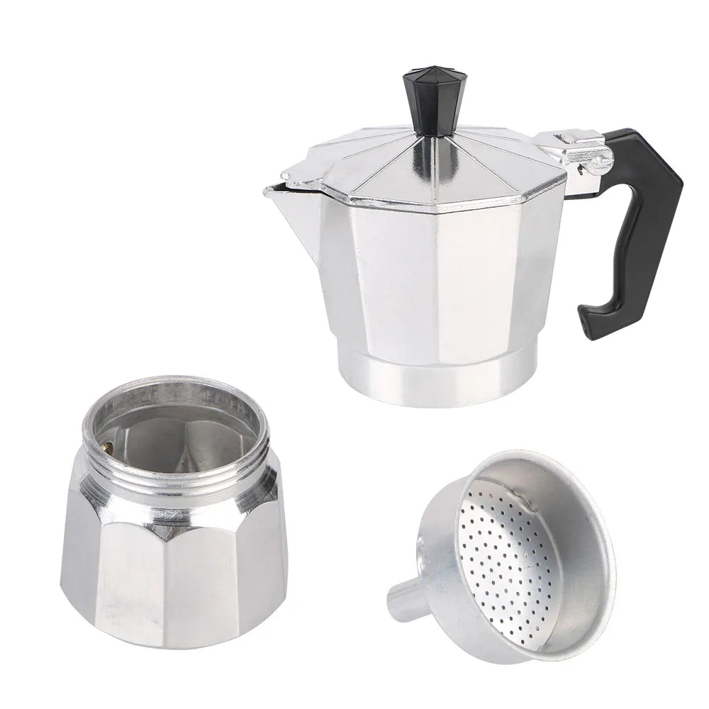 Barista Tools Portable Cafe Press Machine Moka Pots Coffee Pot New Filter Glass Espresso Coffee Maker