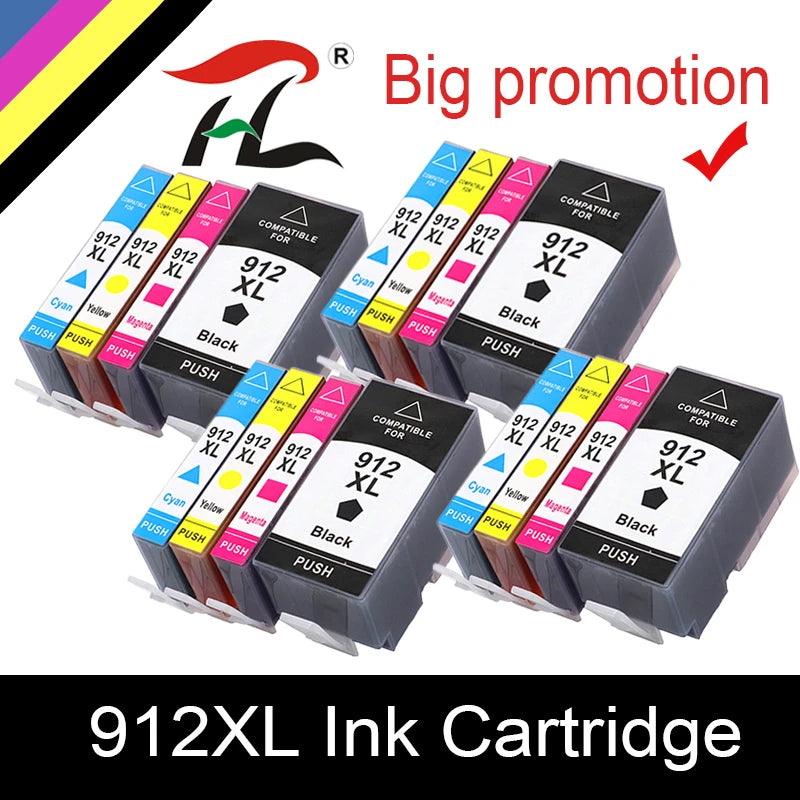 Tintenpatrone 2025: 912 XL 912XL 917XL Ink Cartridge Premium Color Compatible - Printer Ink Cartridge HP OfficeJet 8010 8012 8015 8020 8025 Collection