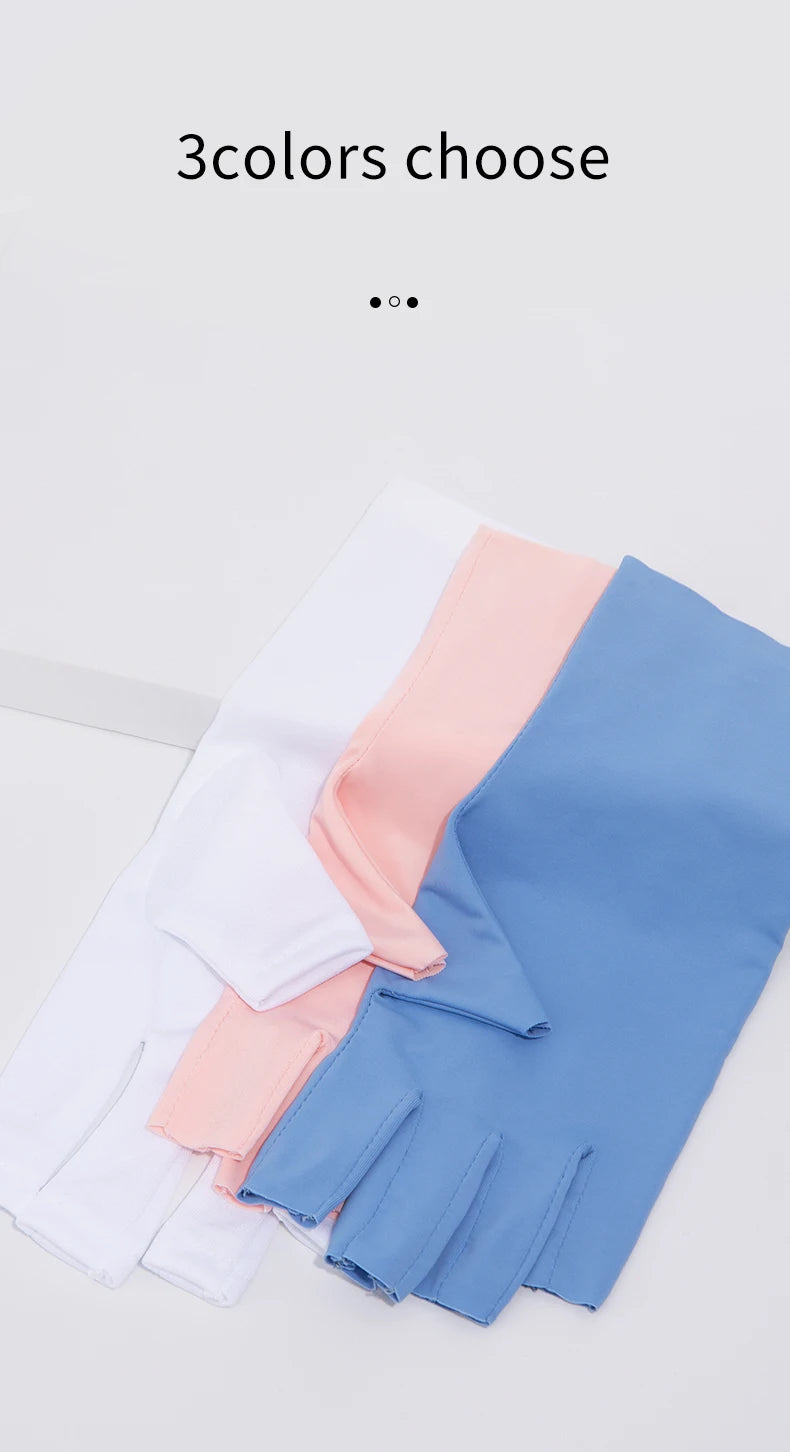 Nail Art Glove UV Protection Glove 3 Colors Anti-UV Radiation Protection Gloves Protecter For Nail Art Gel Led Lamp Manicure Too