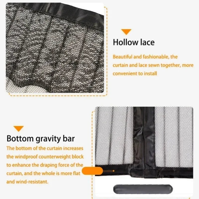 Anti-Mücken-Vorhang Magnetisch - Polyester 100x210cm