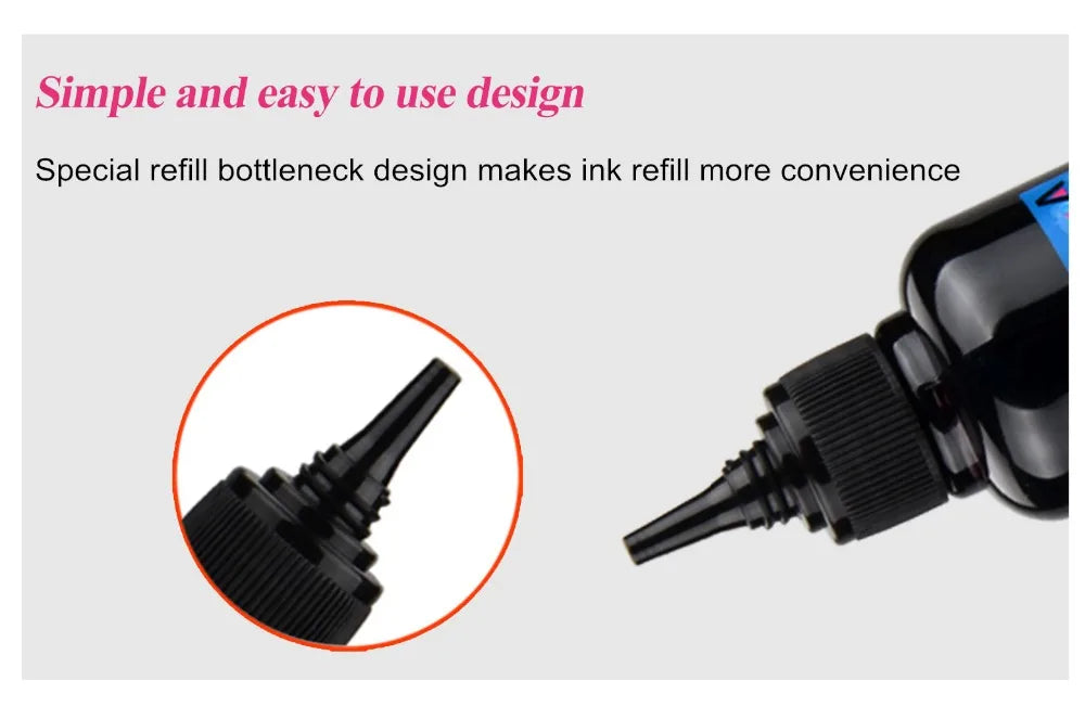 Aomya 5x100ml Tinte Universal Für Epson HP - BK CMY