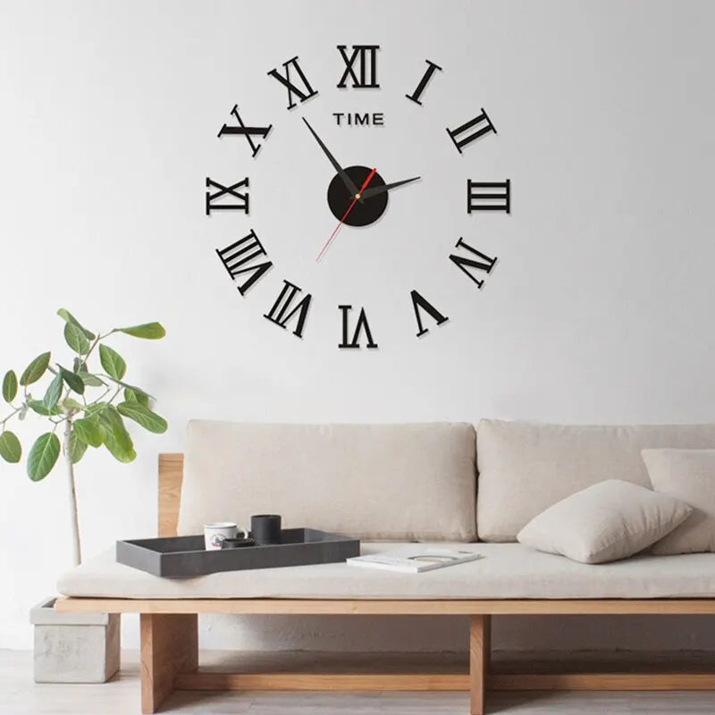 Choice 3D Spiegeluhr Roman Design - Acryl 40cm Quarz