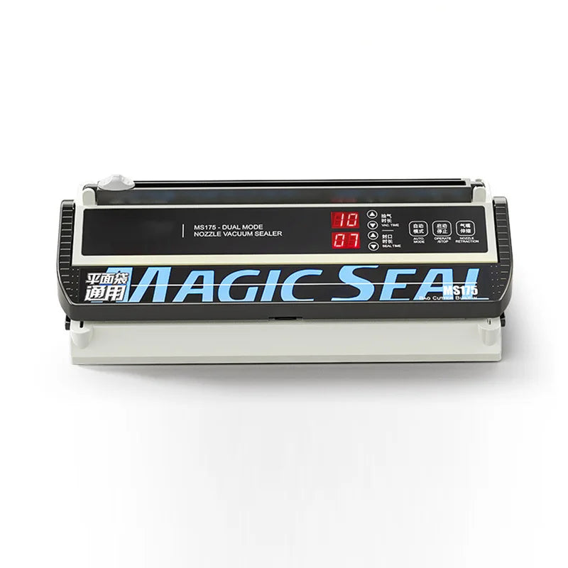 MS175 Vacuum Sealer Machine Wet Vacuum Sealer Packaging Machine Professional Food Plastic Bag Sealer 220V/110V