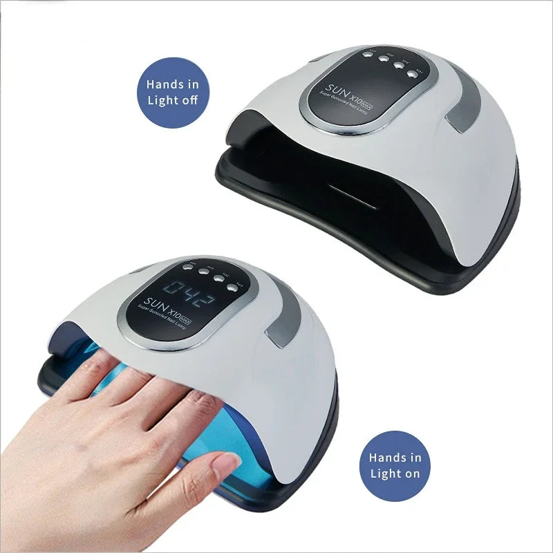SUN X10 Max UV LED Nail Lamp For Fast Drying Gel Nail Polish Dryer 66LEDS Home Use Ice Lamp With Auto Sensor For Manicure Salon