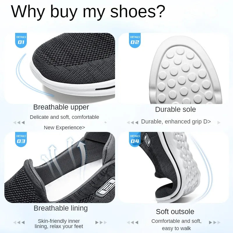 Atmungsaktive Frauen Sneakers 2025 - Leichtgewicht Weiblich Tennis Schuhe - Rutschfest Männer Sneakers Outdoor Weich Vulkanisiert Schuhe Casual Sommer