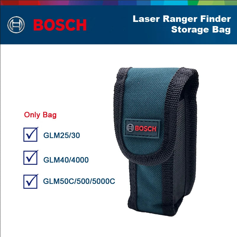 Bosch Aufbewahrungstasche Für Bosch Laser Entfernungsmesser Klettverschluss Schutzhülle Für GLM25/30/40/4000/50C/5000C (Nur Tasche)