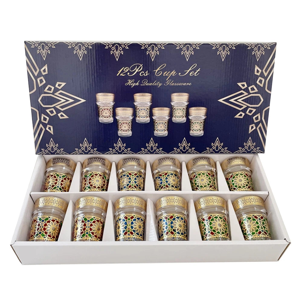 ENERGE SPRING Mosaikglas Luxusstil - 12er 250ml Rund