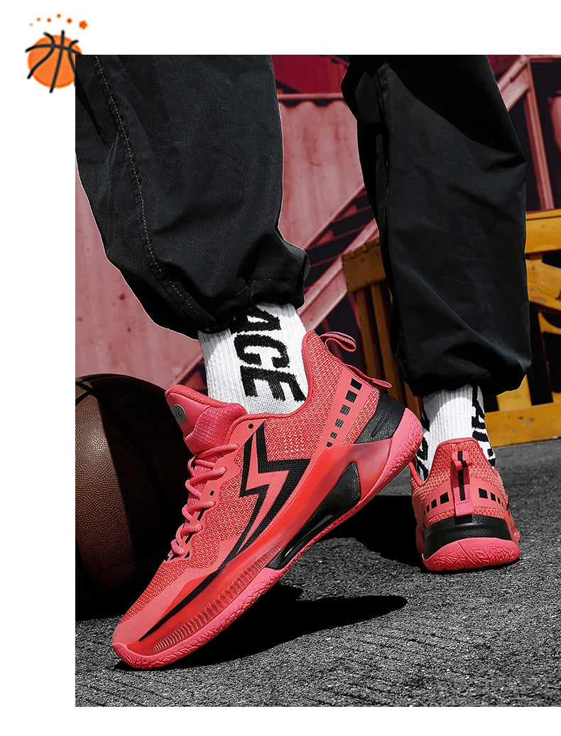 High Quality Basketball Shoes for Women Sneakers Men Supercritical E-TPU Midsole Rubber Outsole Practical Sports Training Shoes