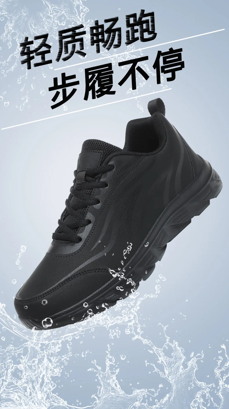 Sneakers Men Summer Trendy Light Weight Fashion Sport Footwear Boys Winter Running Mens Casual Shoes Walking Shoes All Black