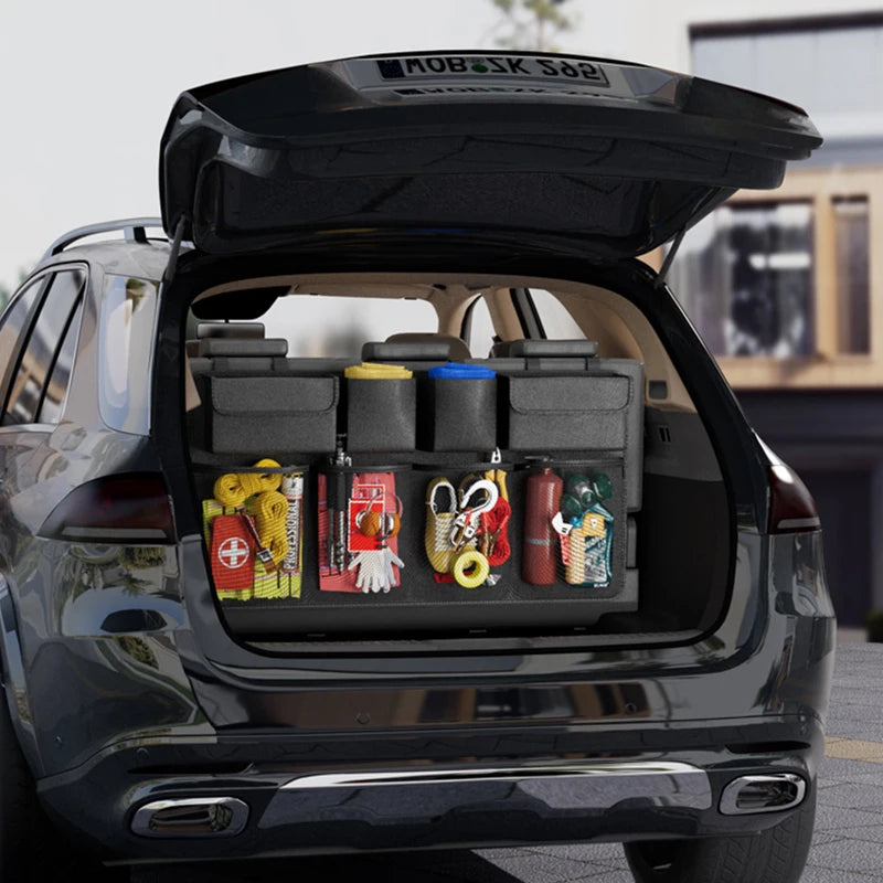 Car Trunk Hanging Storage Bag Back Seat Universal Large Capacity Oxford Waterproof Multi-pocket Car Trunk Storage Bag Organizer